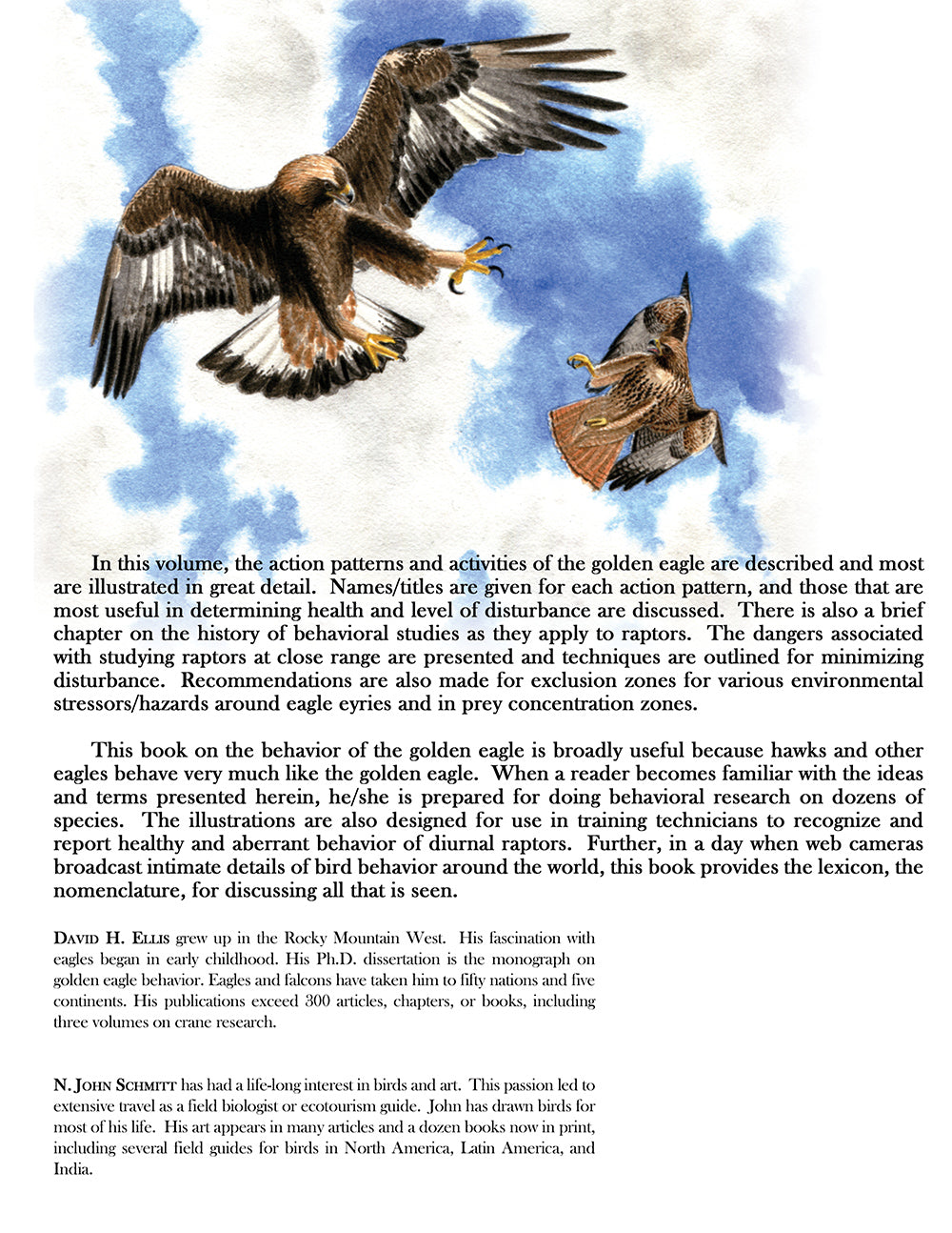 Behavior of the Golden Eagle: an illustrated ethogram