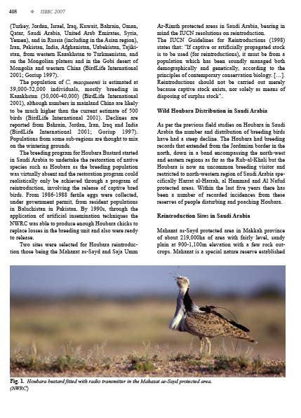 Conservation Through Aviculture ISBBC 2007: proceedings of the IV international symposium on breeding birds in captivity