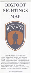 Bigfoot Sightings Map SD
