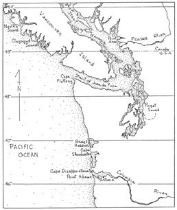 The Pacific Northwest: its discovery by and early exploration by sea, land and river